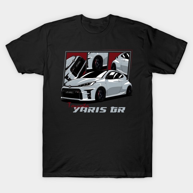 Toyota GR Yaris, JDM Car T-Shirt by T-JD